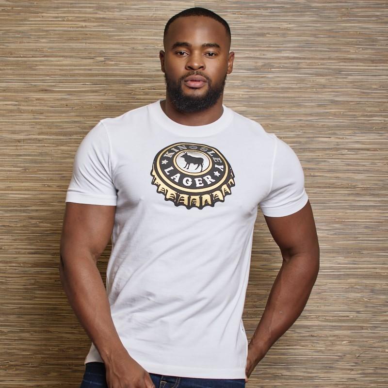 Lager Crown Crew Tee - Pelican