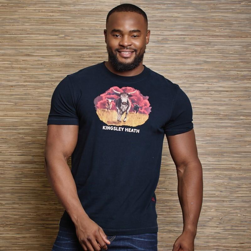 Charging Trio Crew Tee - Midnight