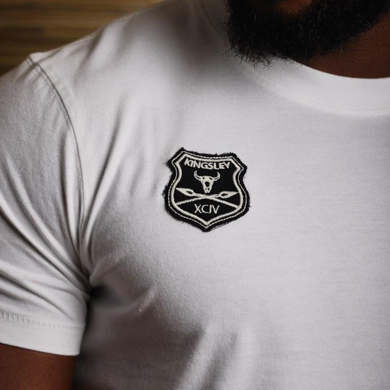 Spear Badge Crew Tee - Pelican