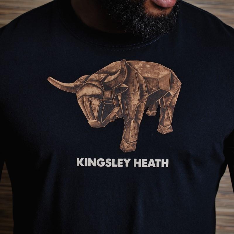Geo Beast Abstract Crew Tee - Midnight