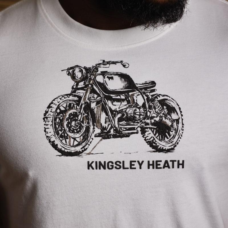 Café Racer Crew Tee - Pelican
