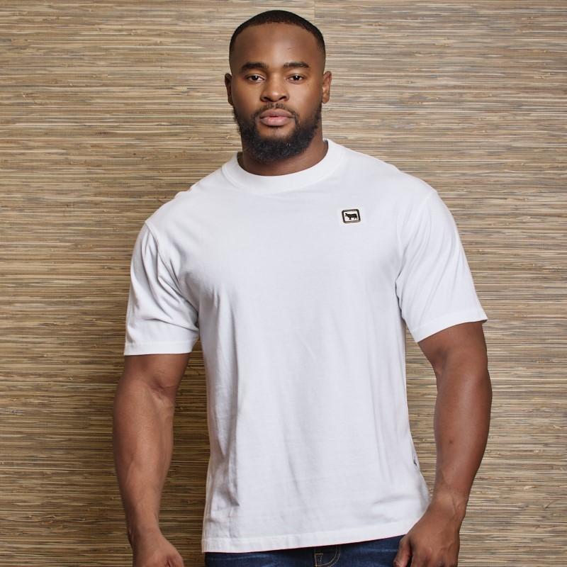 Antique Brass Nguni Relaxed Fit Crew Tee  - Pelican