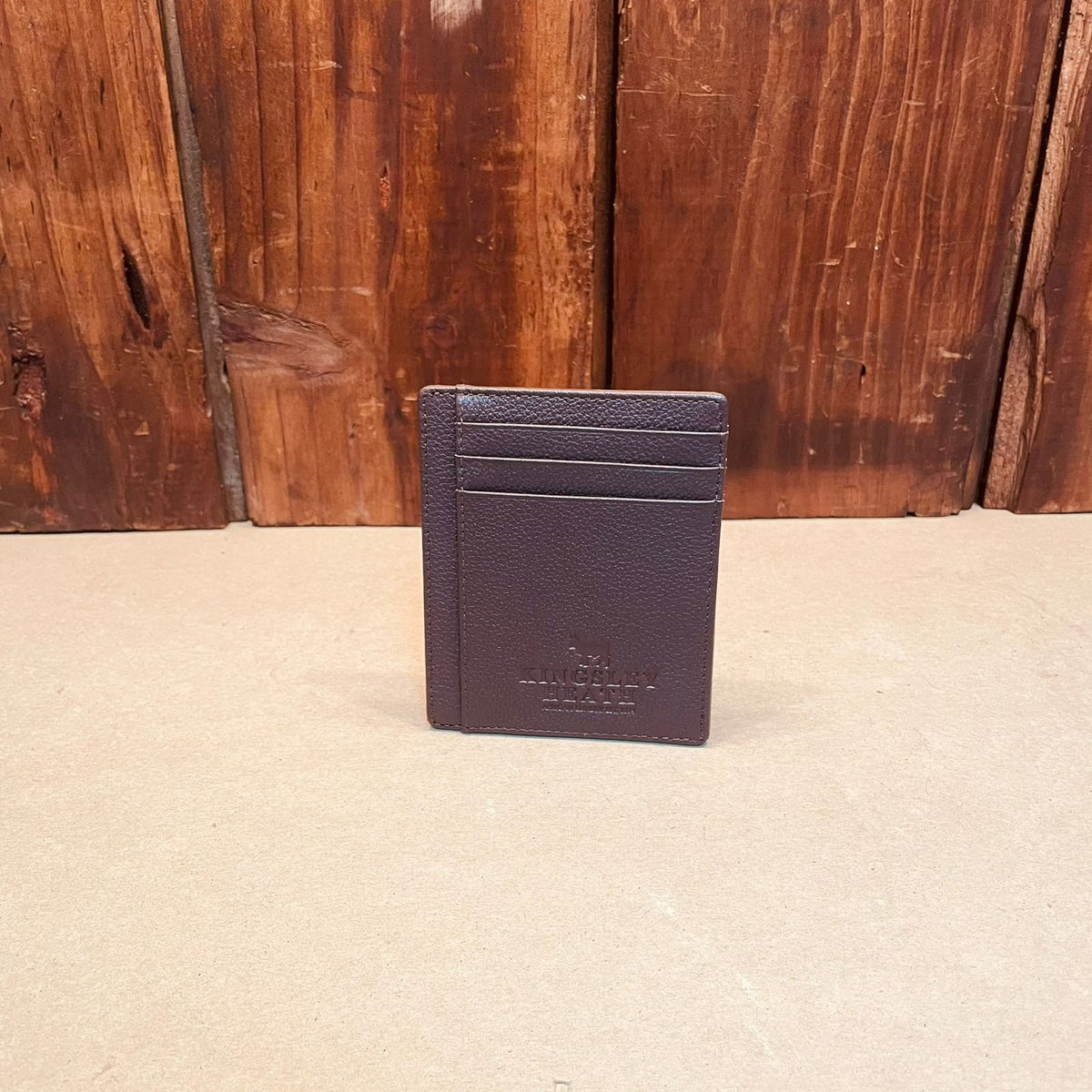Kingsley Heath Vertical Cardholder - Tan