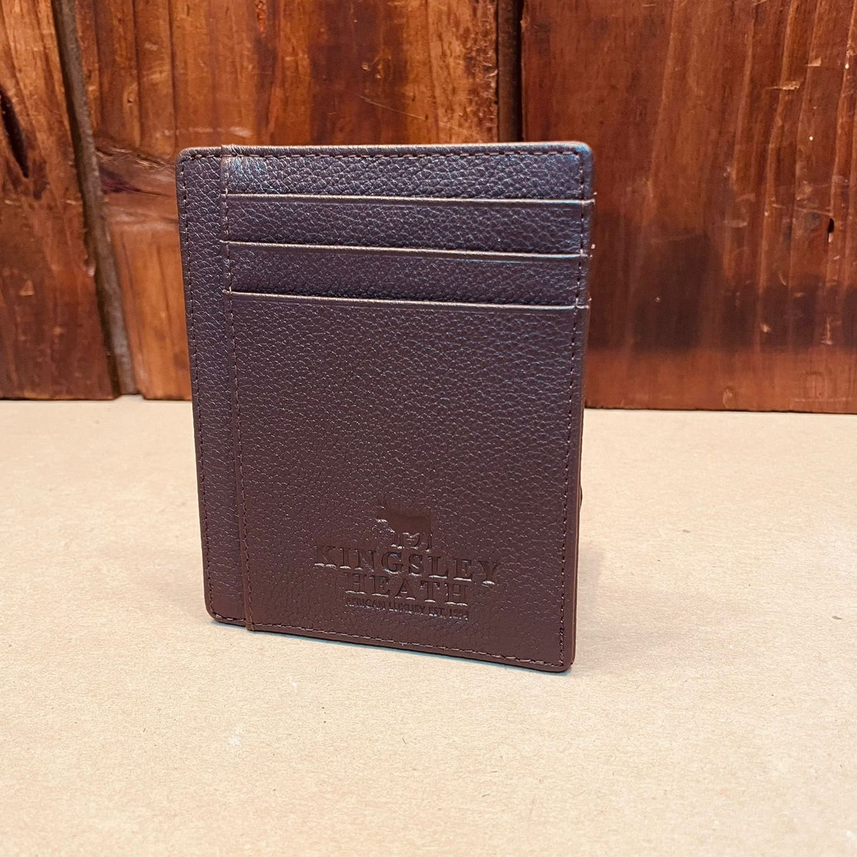 Kingsley Heath Vertical Cardholder - Tan