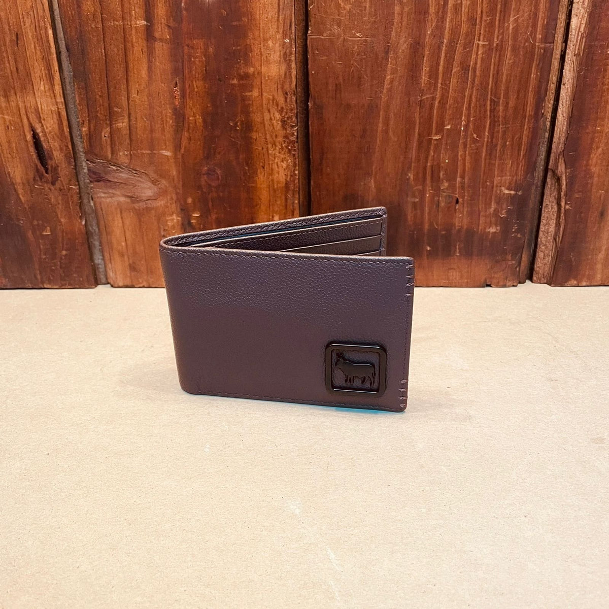 Kingsley Heath Thick Stitch Cardholder Wallet - Tan