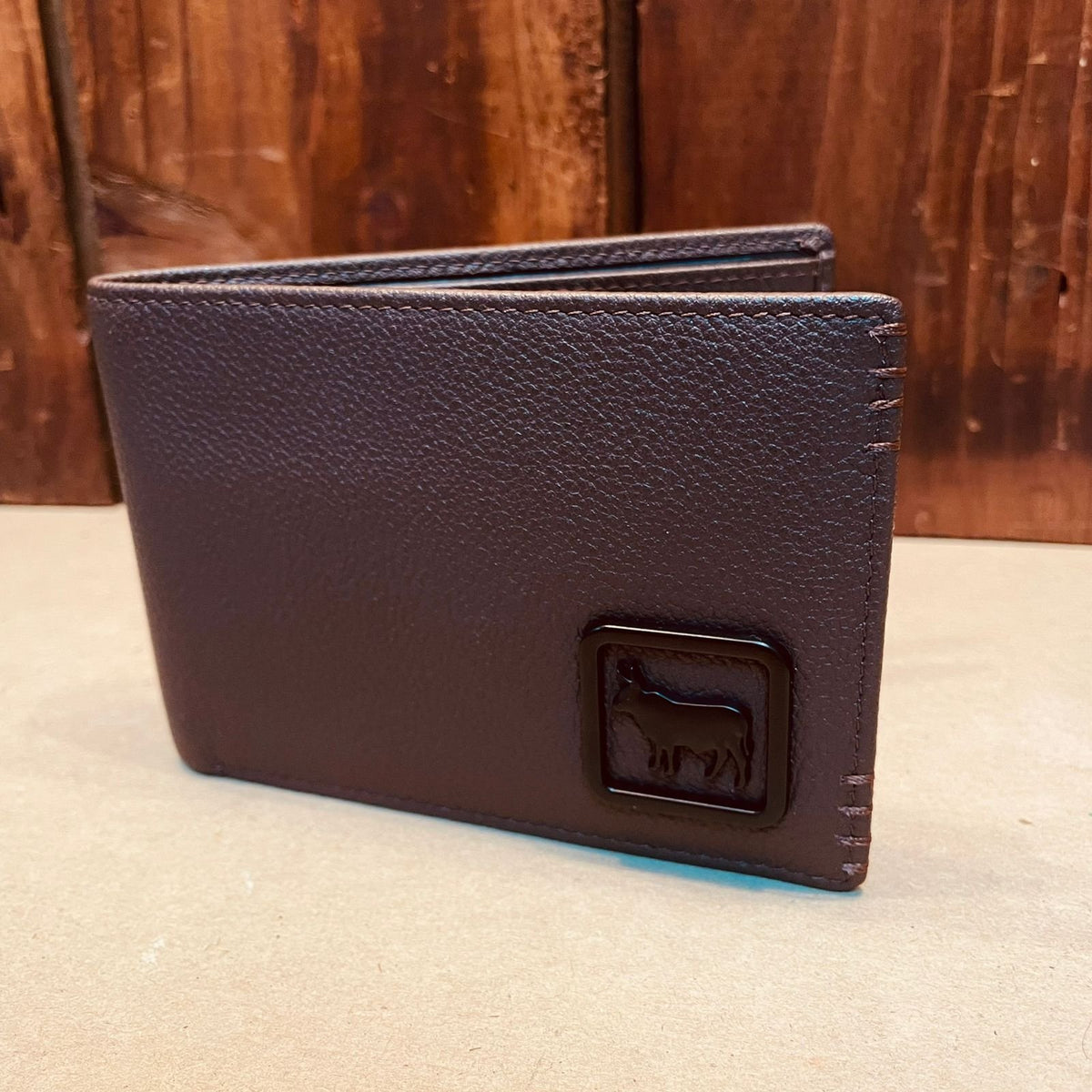Kingsley Heath Thick Stitch Cardholder Wallet - Tan