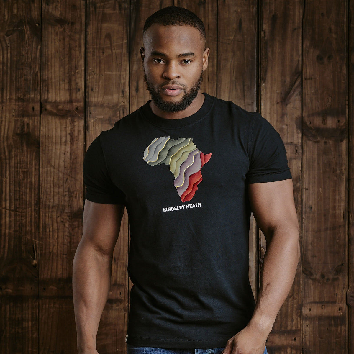 Africa Contours Crew Tee - Mamba