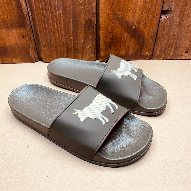 Kingsley Heath Shutter Nguni Slide Fatigue - Fatigue/White/Fatigue