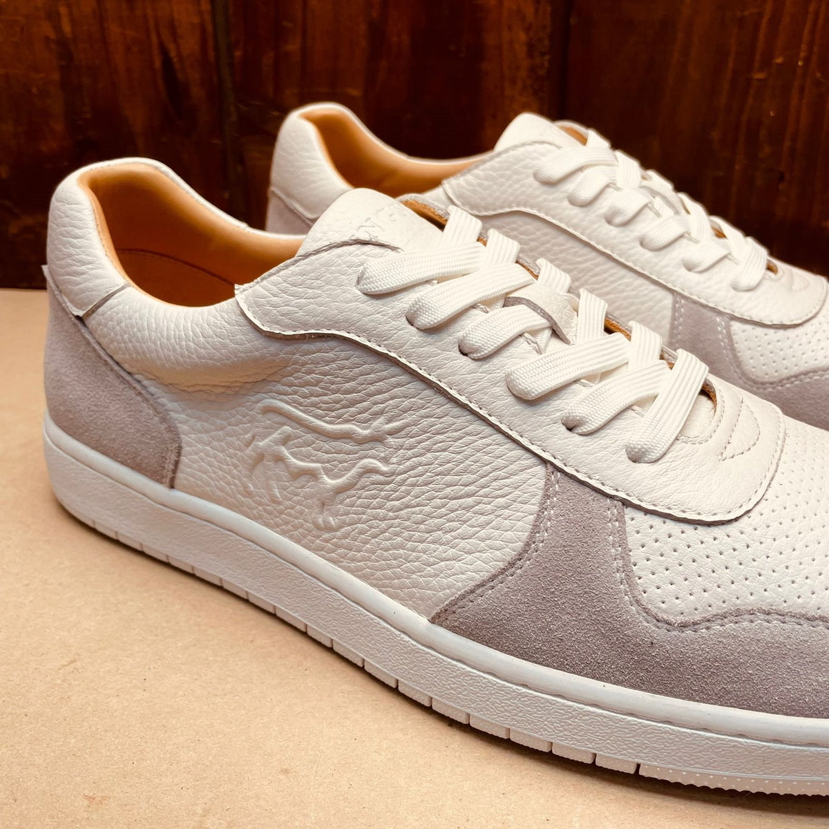 Kingsley Ace Court Sneaker - Pelican