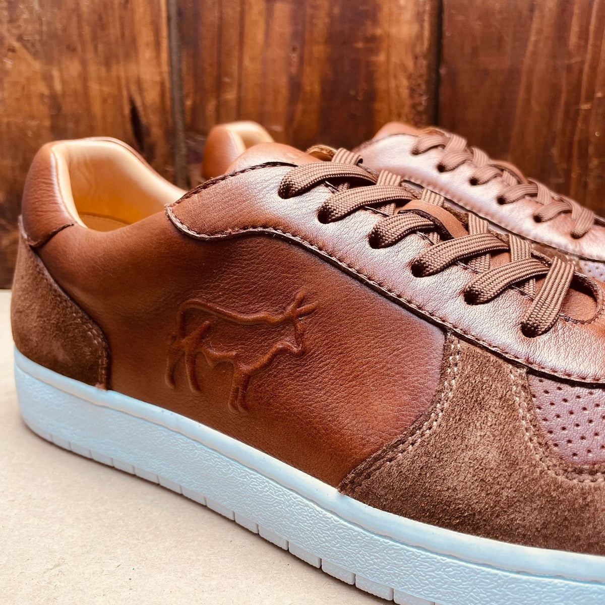 Kingsley Ace Court Sneaker - Tan
