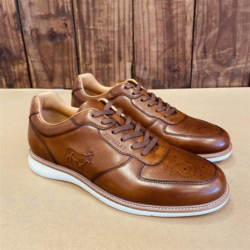 Kingsley Brogue Toe Sc -  Tan