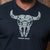 High-Square Skull V-Neck Tee Mamba