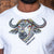 Ndebele Buffalo Crew Tee Pelican