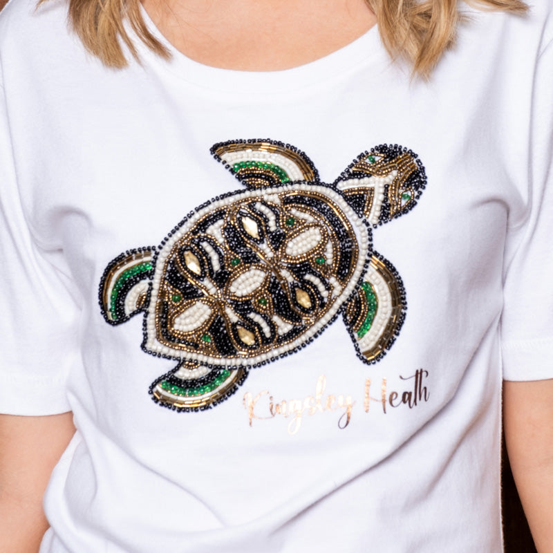 Turtle Luxe Regular Crew Tee Pelican