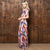 Vibrant Brushstrokes Maxi Dress Sage