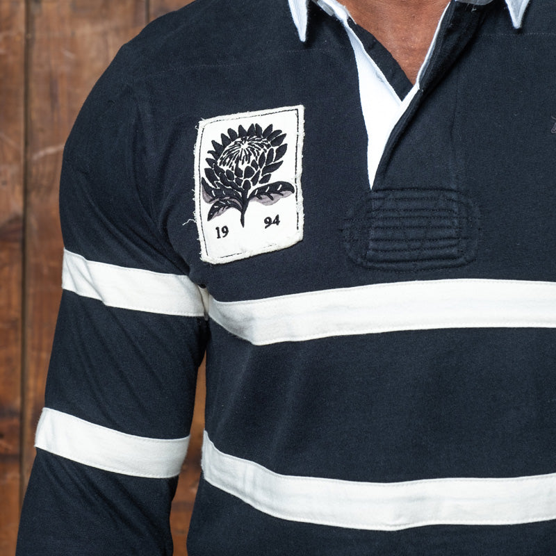 Vintage Rugby Long Sleeve SJ Polo Mamba