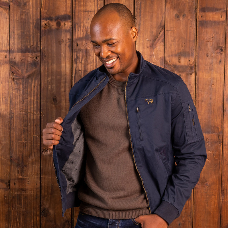 Kingsley Classic Bomber Jacket Midnight