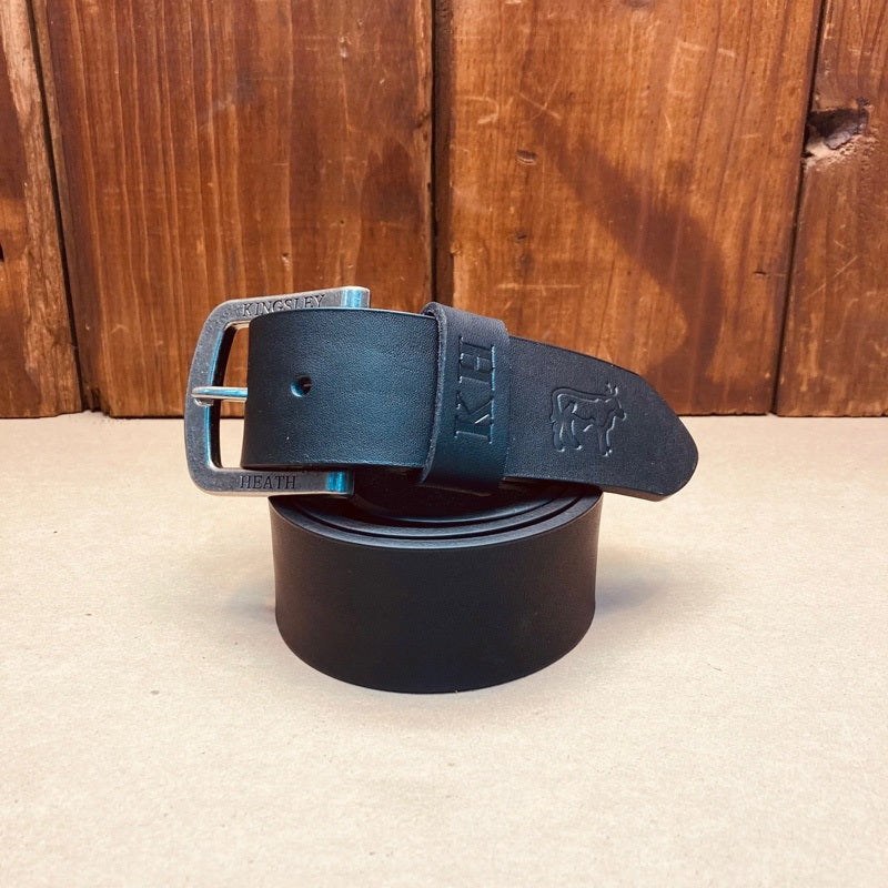 Kingsley Heath Nguni Tip Nos Belt Mamba Black