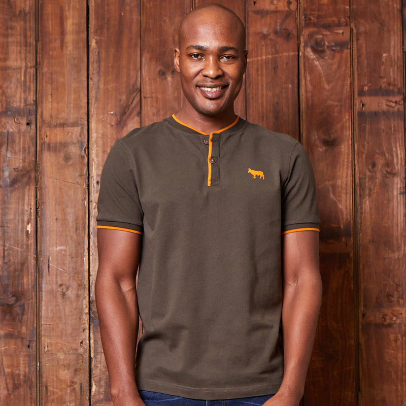 Tipped Collar SJ Henley Fatigue