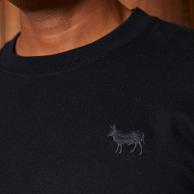 Nguni Embroidery Crew Tee Mamba