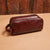 Kingsley Heath Double Zip Toiletry Bag Tan