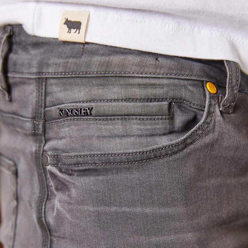 Okavango Super Slim Denim Light Grey Wash