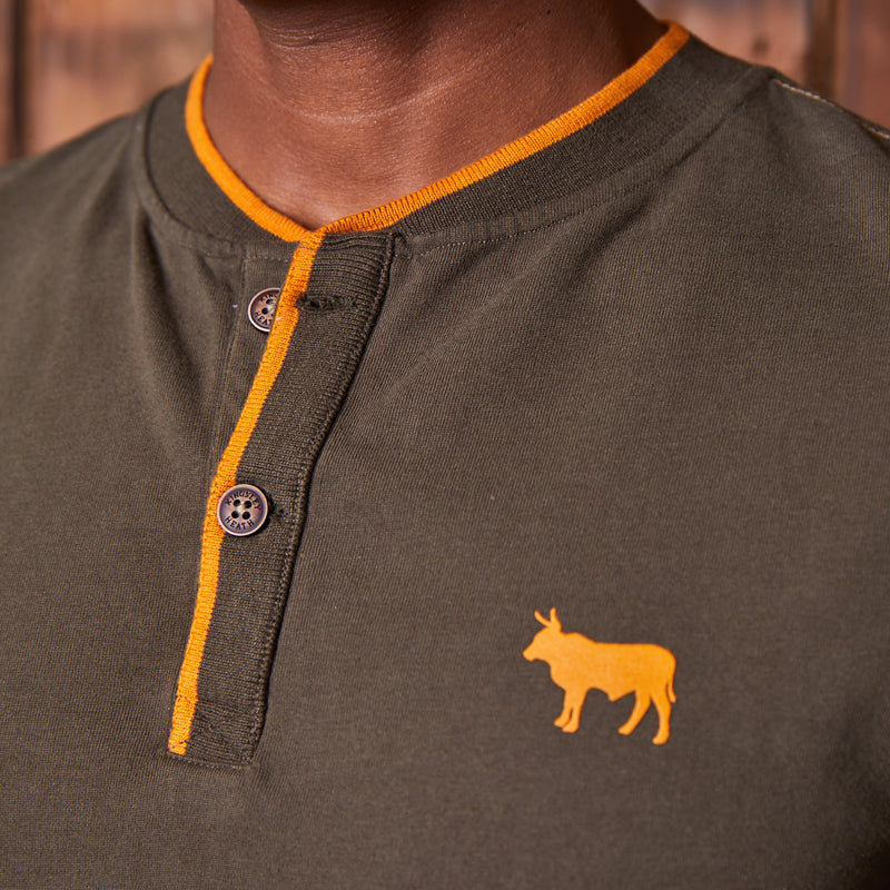Tipped Collar SJ Henley Fatigue