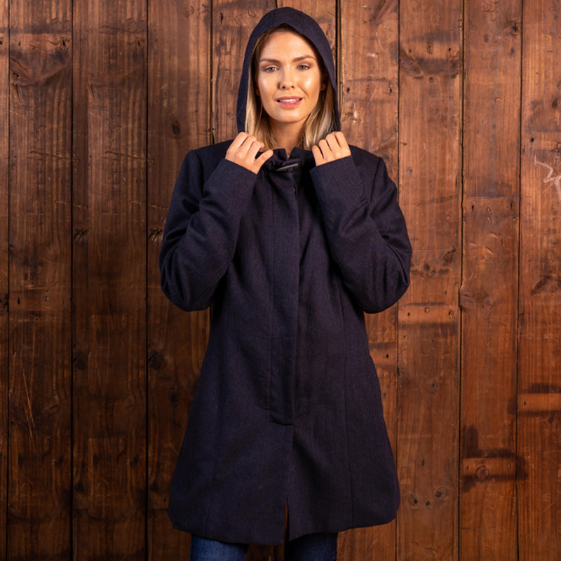 Classic Luxe Wool Coat Midnight